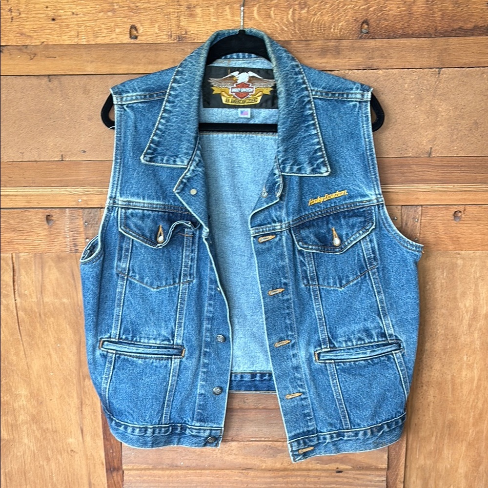 Harley Davidson Denim Vest